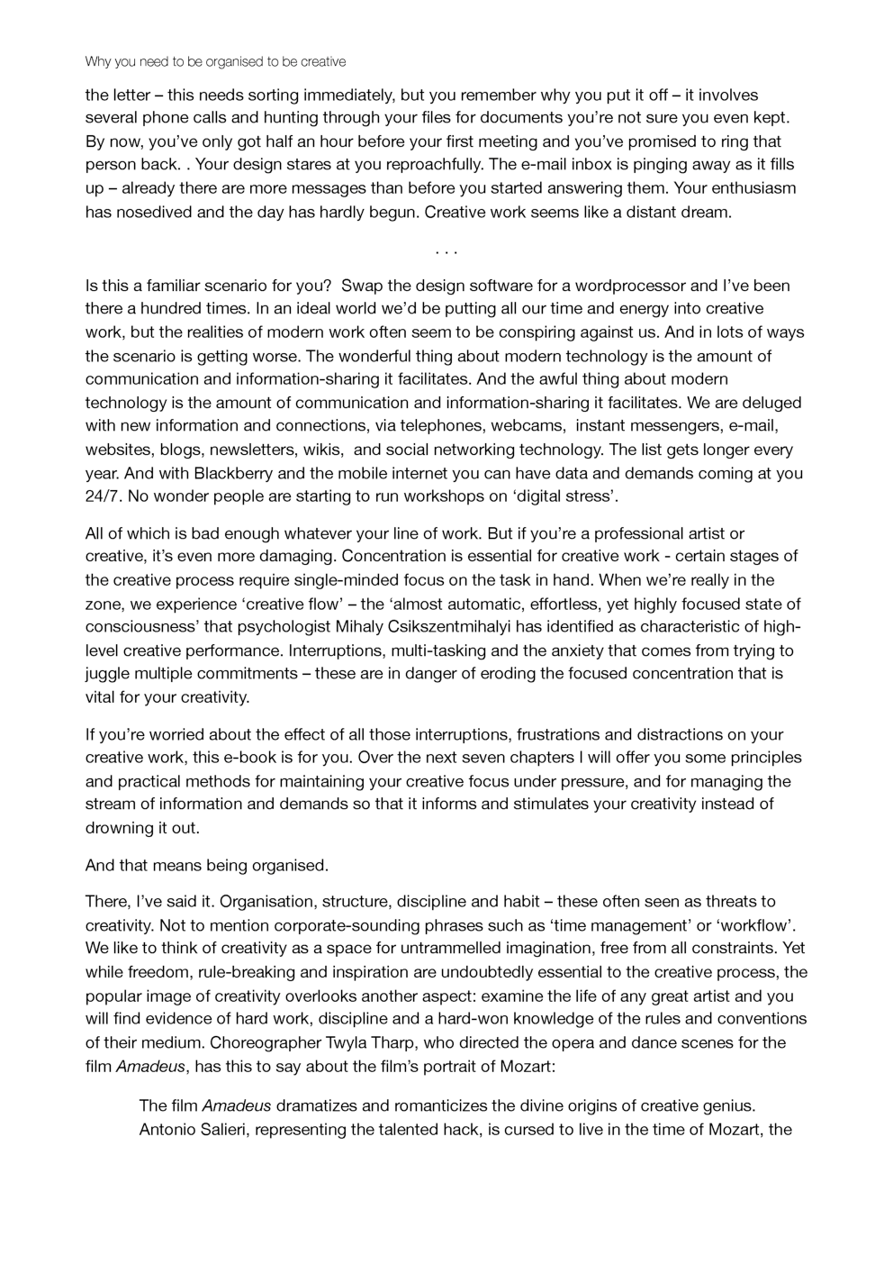 Time Management For Creative People - Page 5