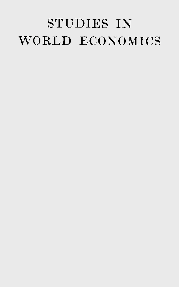 Studies in World Economics - Page 1