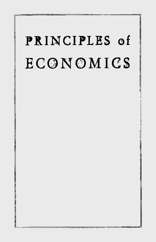 Principles Of Economics - Page 1