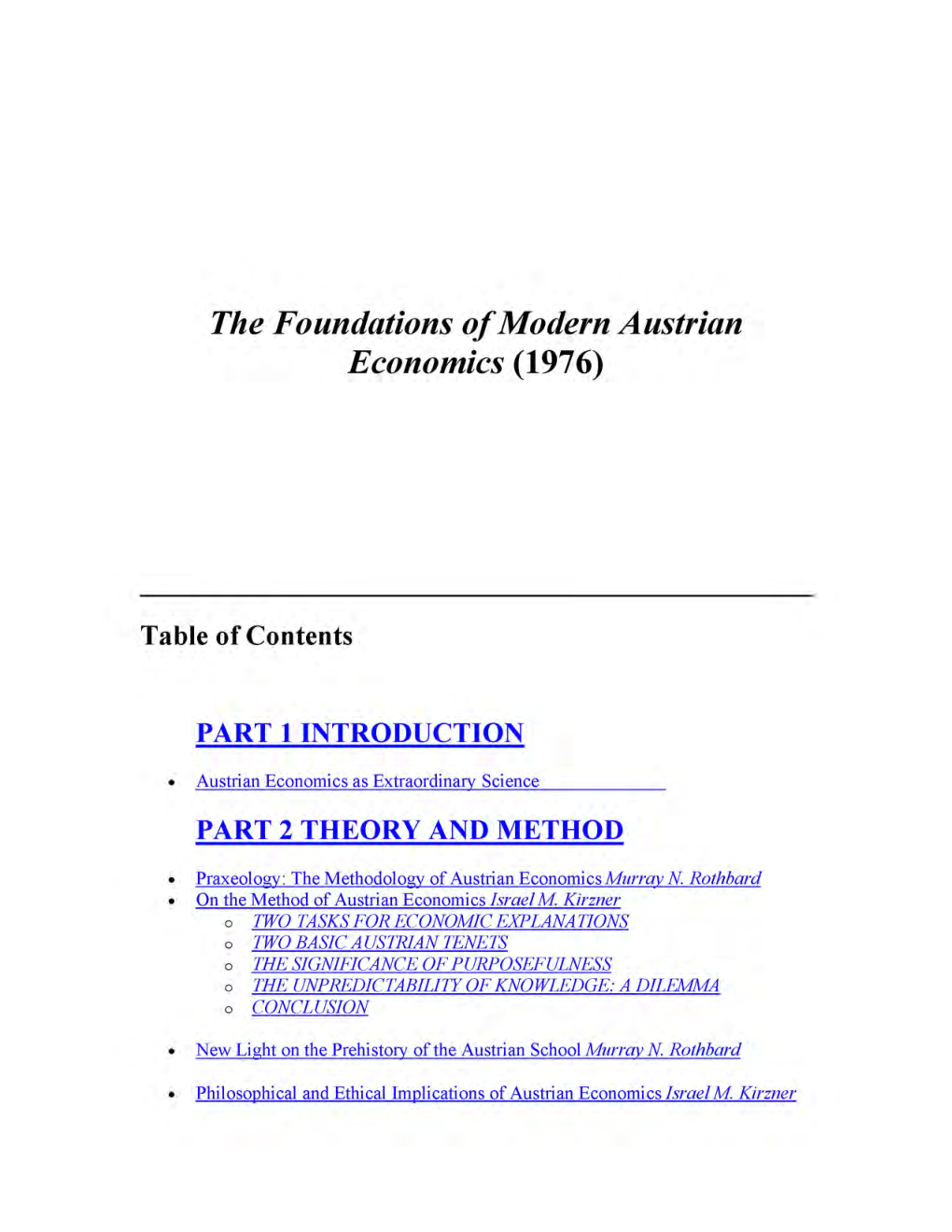 The Foundations Of Modern Austrian Economics 1976 - Page 2