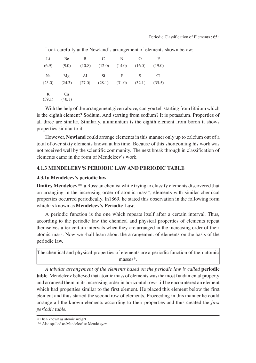 CBSE Study Material For Class-XI Classification Of Elements And Periodicity In Properties (Chemistry) - Page 4