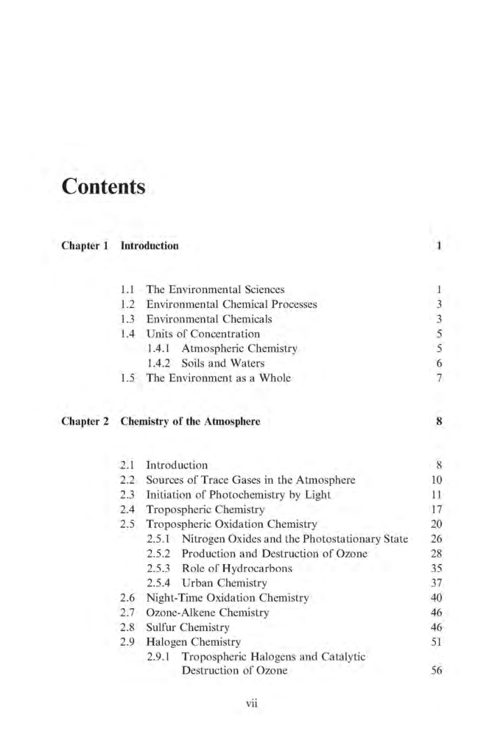 CBSE Study Material For Class-XI Environmental Chemistry (Chemistry) - Page 3