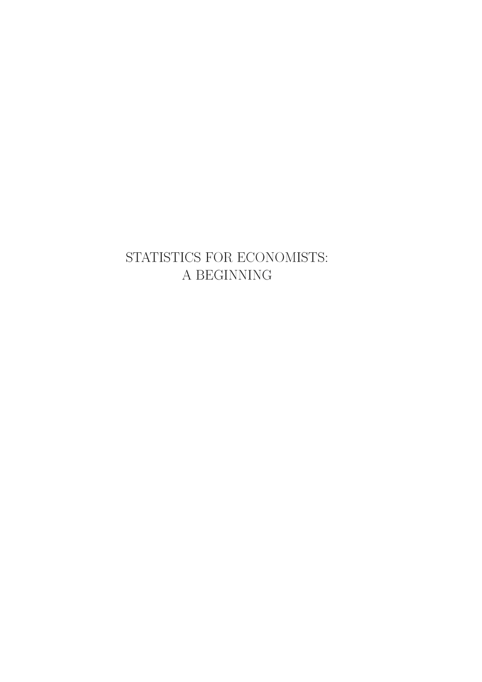 CBSE Study Material For Class-XI Statistics for Economics (Economics) - Page 2