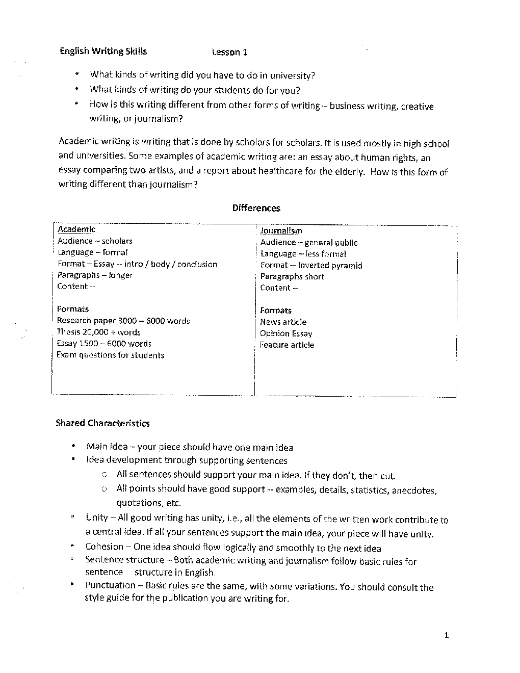 CBSE Study Material For Class-XI Writing Skills and Grammar (English) - Page 5