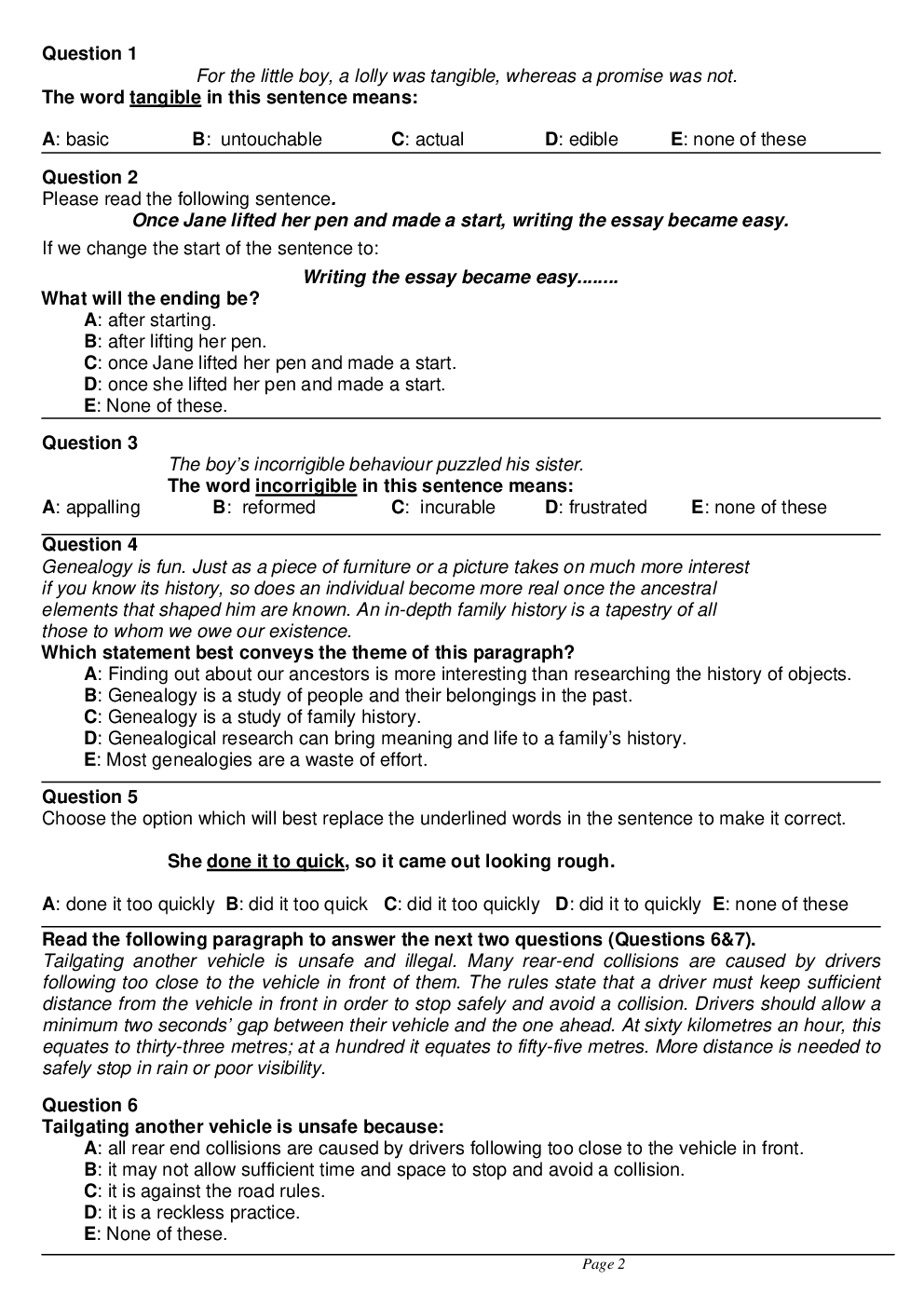 Competative Exam Study Materia  for Comprehension - Page 3