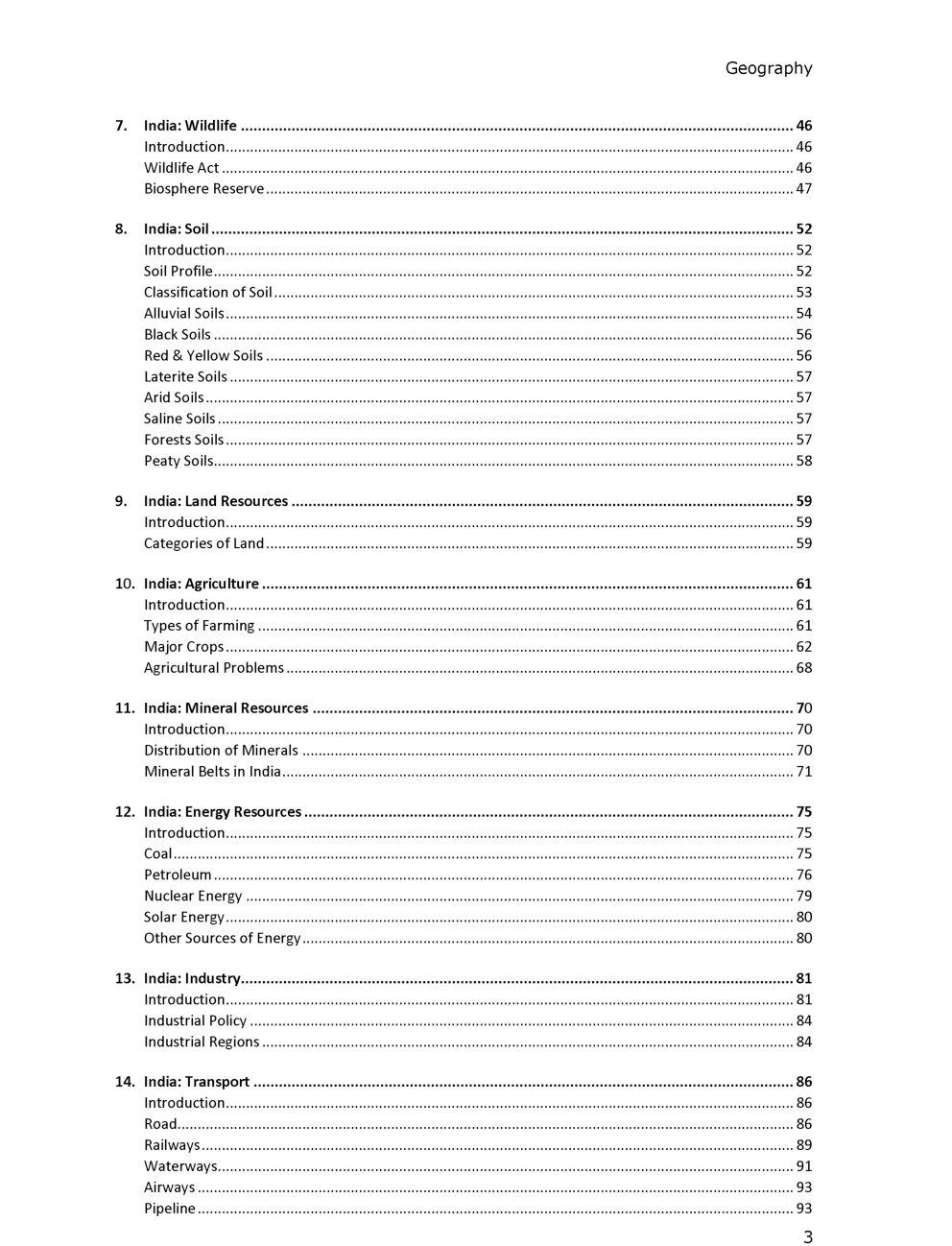 Competative Exam Study Materia  for Geography - Page 3
