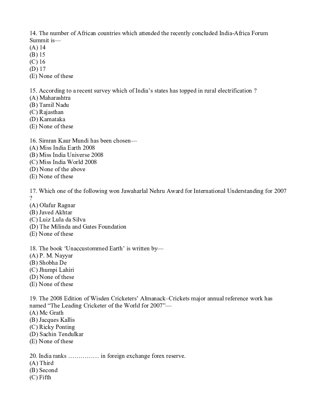 DRDO MTS Unsolved Sample Paper 2008 - Page 4