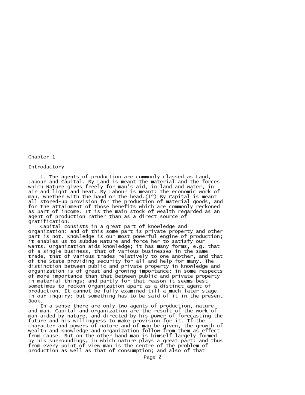 Principle Of Economics Agents Of Production - Page 2