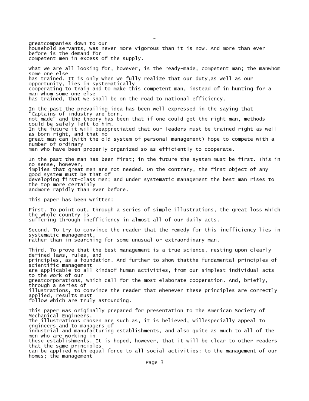 The Principles Of Scientific Management - Page 3