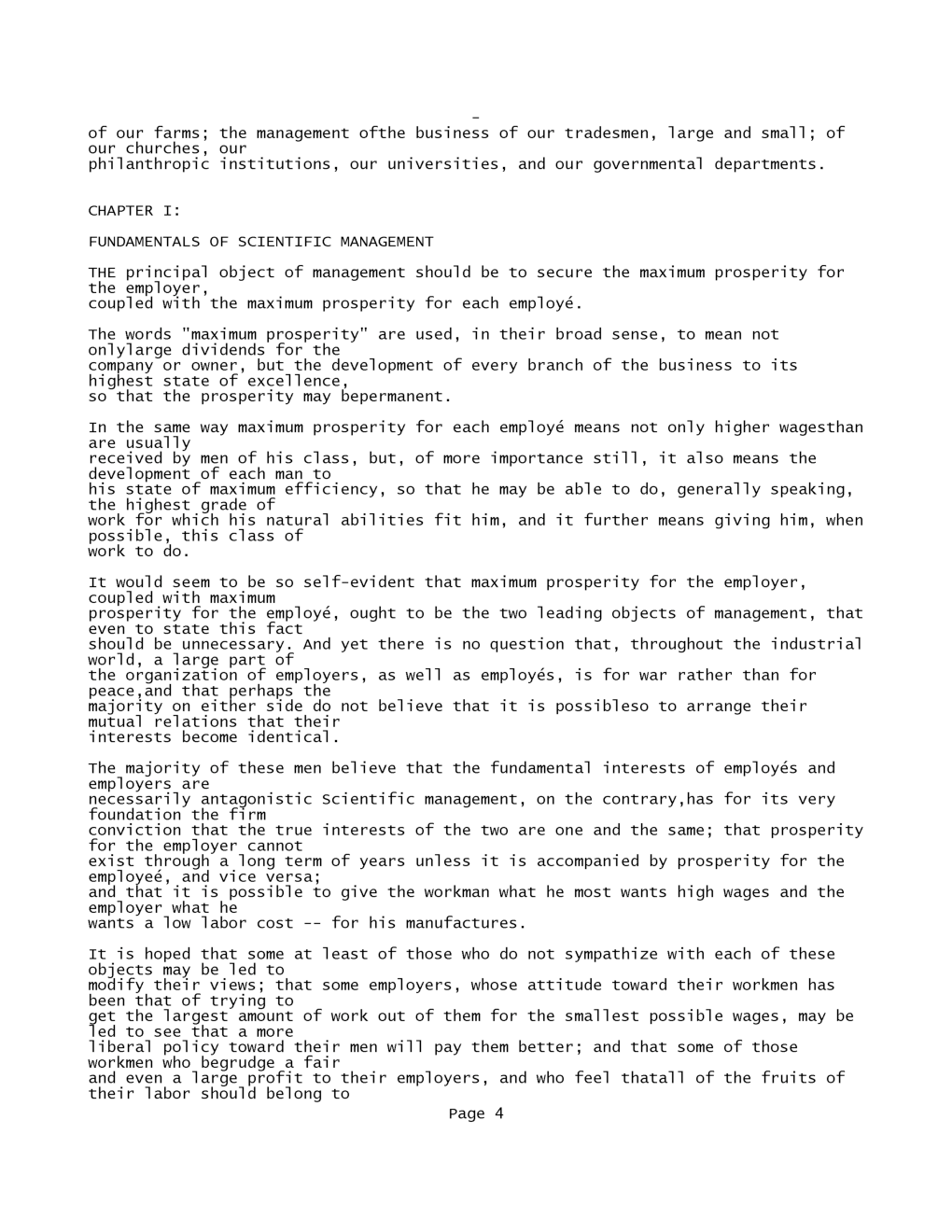 The Principles Of Scientific Management - Page 4