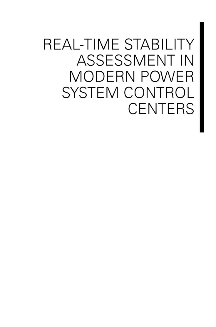 Real Time Stability Assessment In Modern Power System Control Centers - Page 2