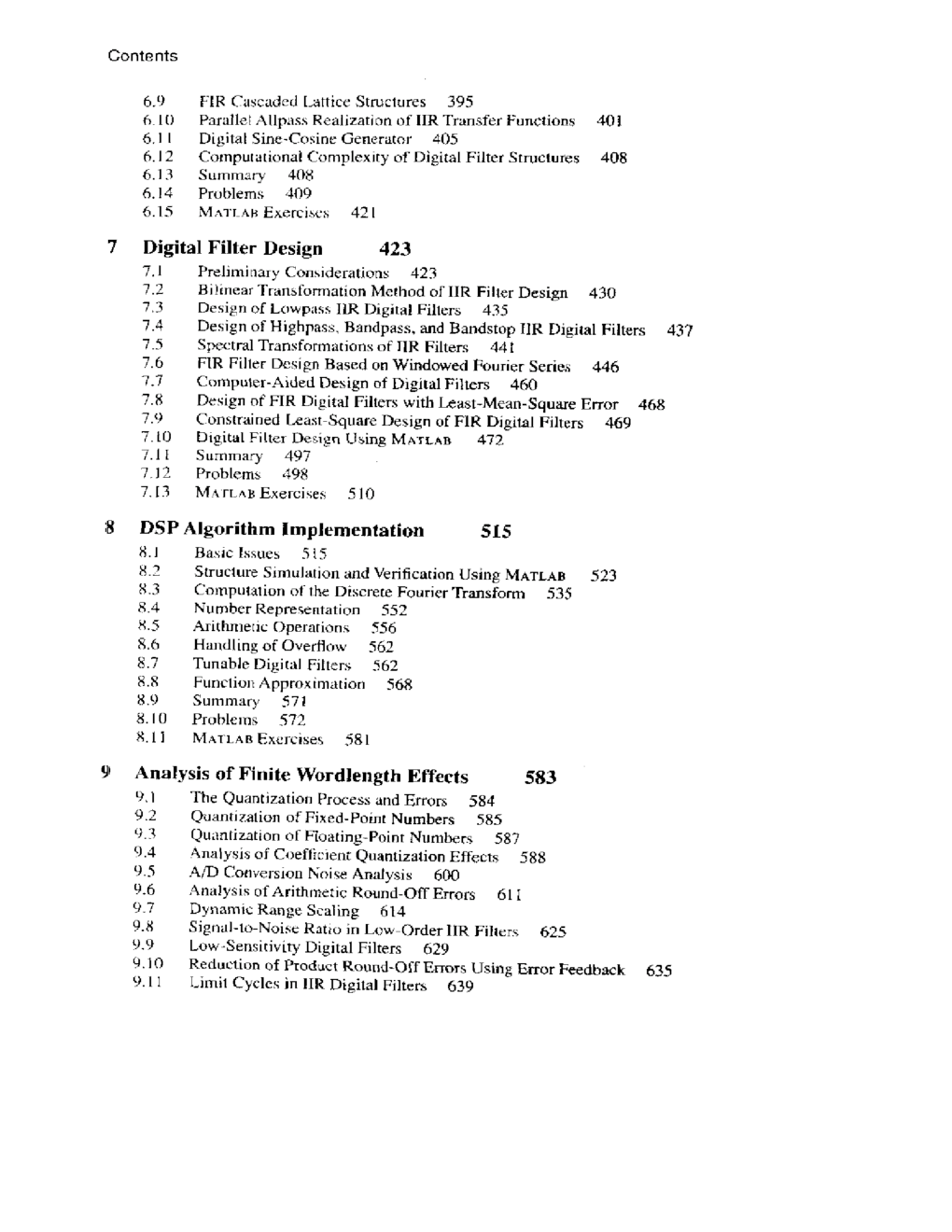 Digital Signal Processing A Computer Based Approach - Page 4