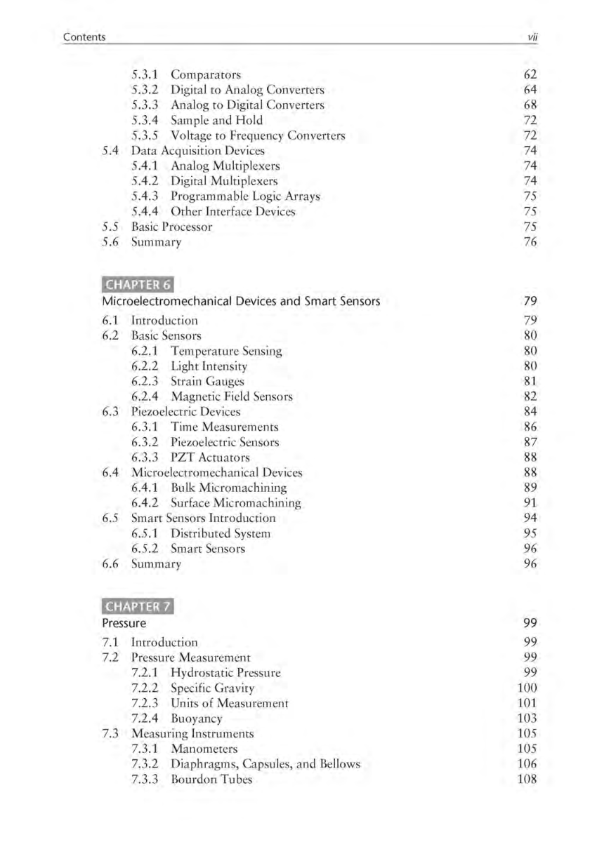 Introduction To Instrumentation Sensors And Process Control - Page 5
