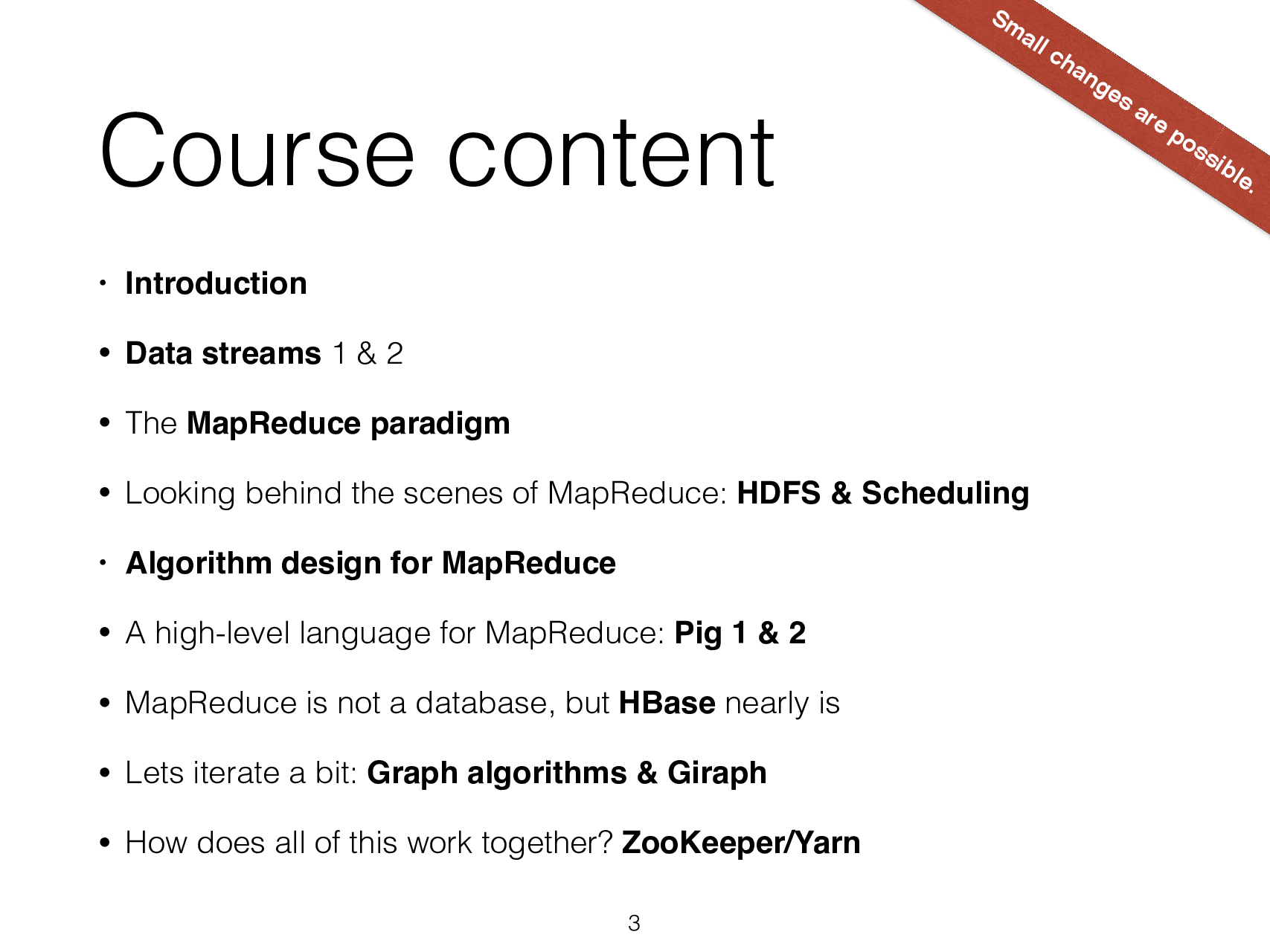 Big Data Processing 2014/15 Introduction - Page 4