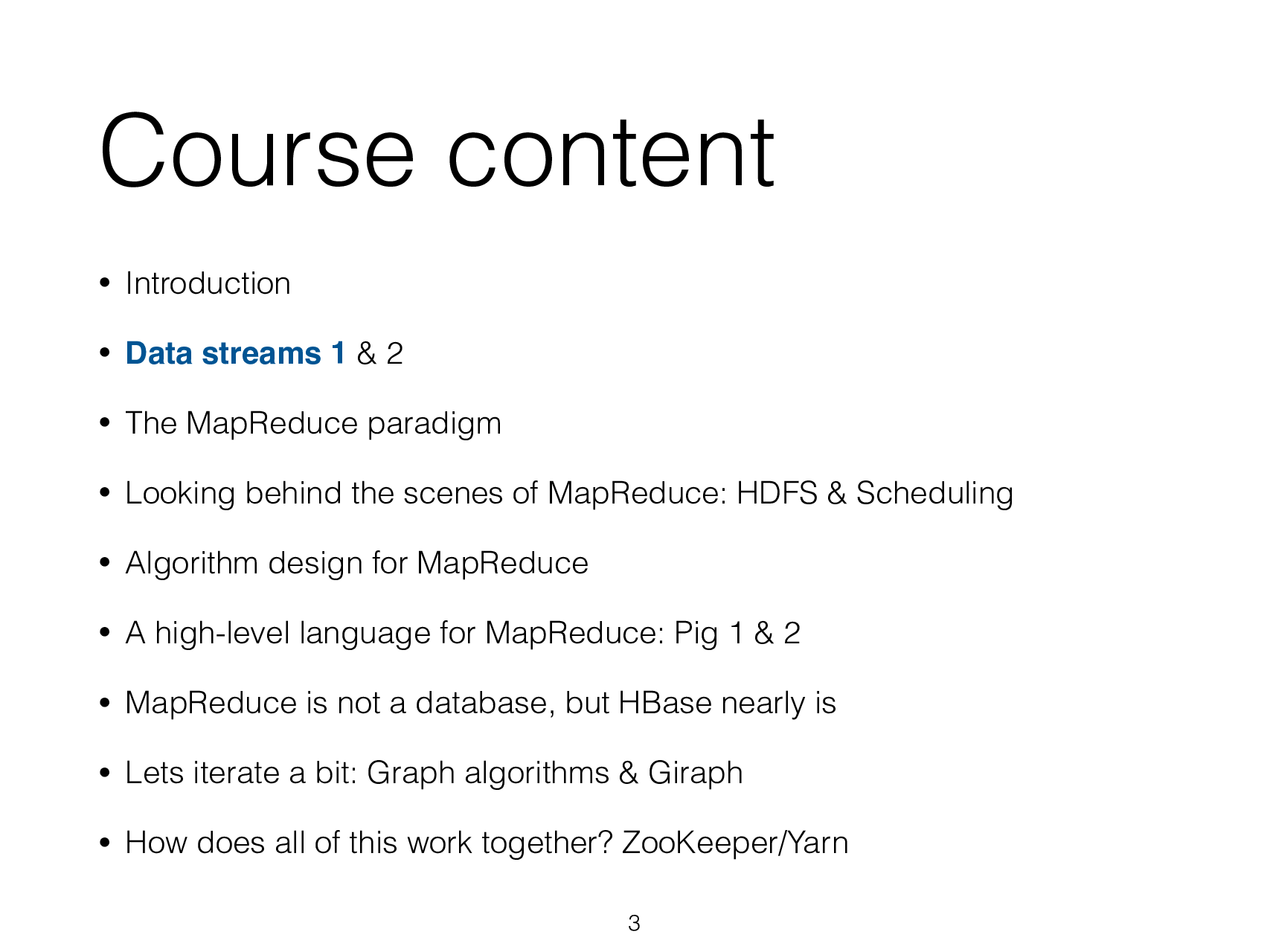 Big Data Processing 2014/15 Data streaming - Page 4