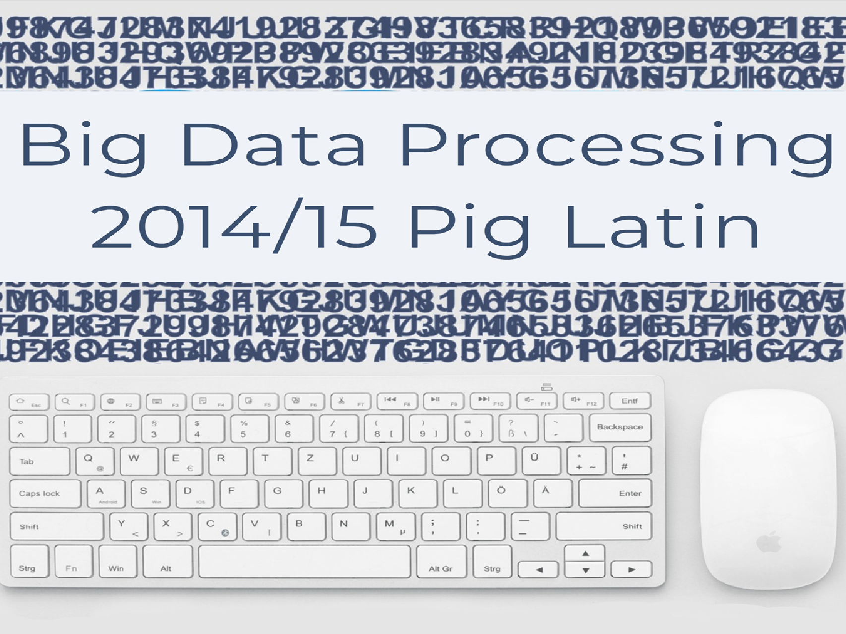 Big Data Processing 2014/15 Pig Latin - Page 1