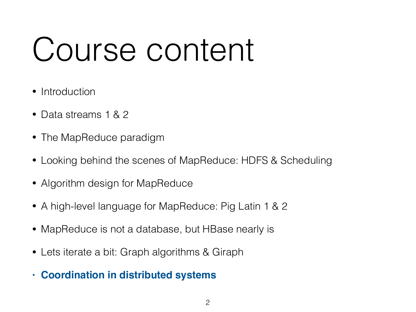 Big Data Processing 2014/15 Zookeeper - Page 3