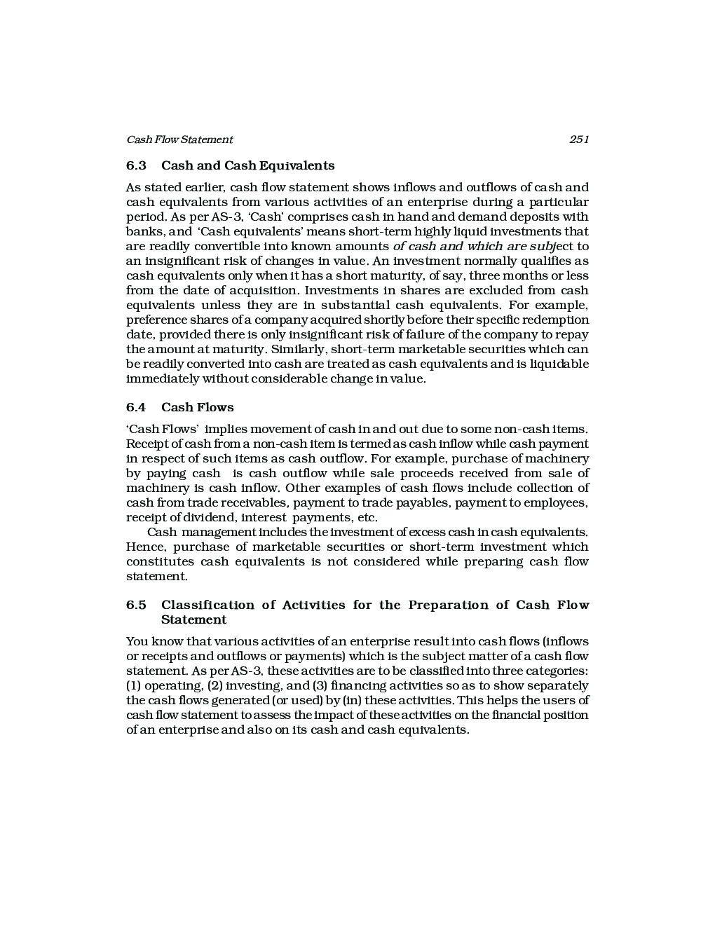 CBSE Cash Flow Statement (Accountany) Study Material For Class 12 - Page 4