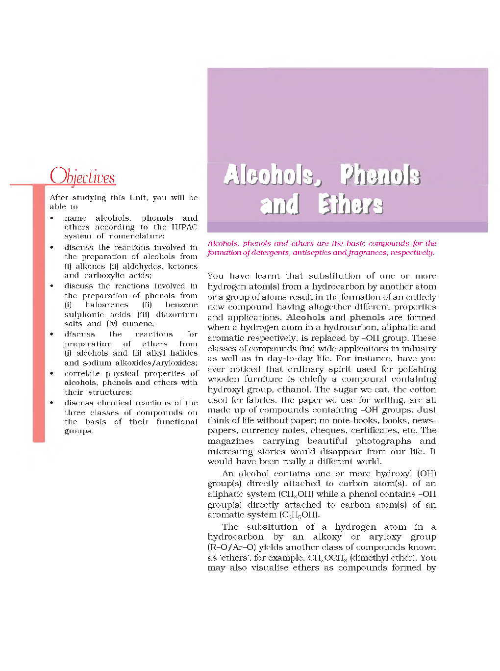 CBSE Alcohols, Phenols And Ethers (Chemistry) Study Material For Class 12 - Page 2