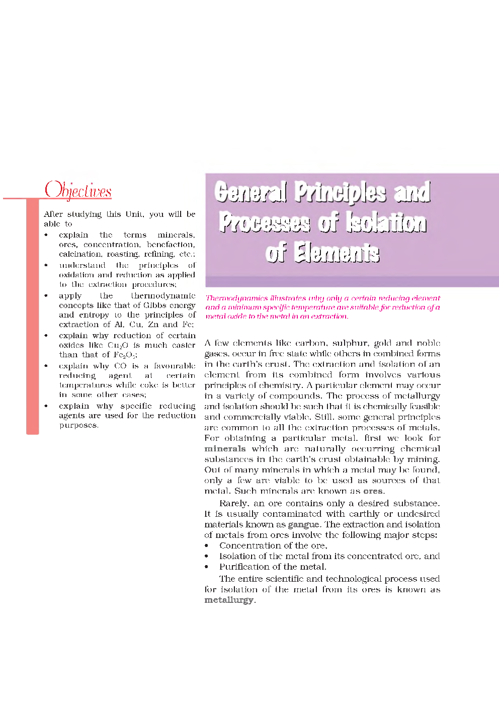 CBSE General Principles And Processes Of Isolation Of Elements (Chemistry) Study Material For Class 12 - Page 2