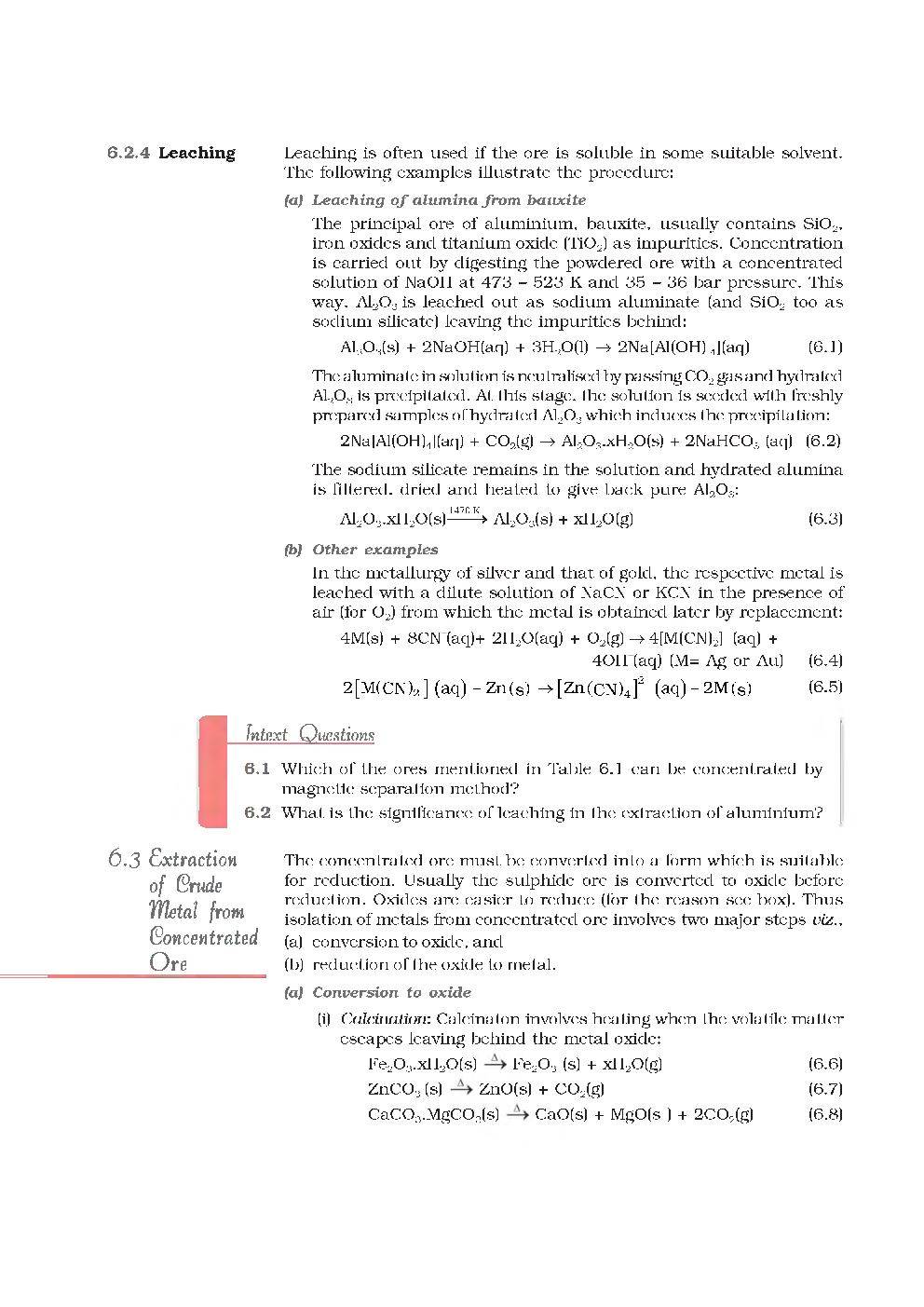 CBSE General Principles And Processes Of Isolation Of Elements (Chemistry) Study Material For Class 12 - Page 5
