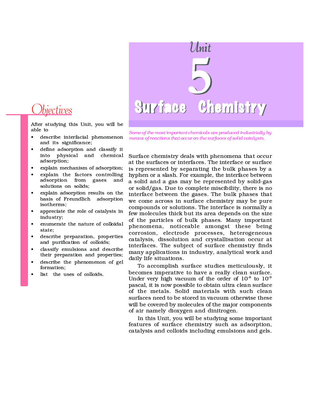 CBSE Surface Chemistry (Chemistry) Study Material For Class 12 - Page 2