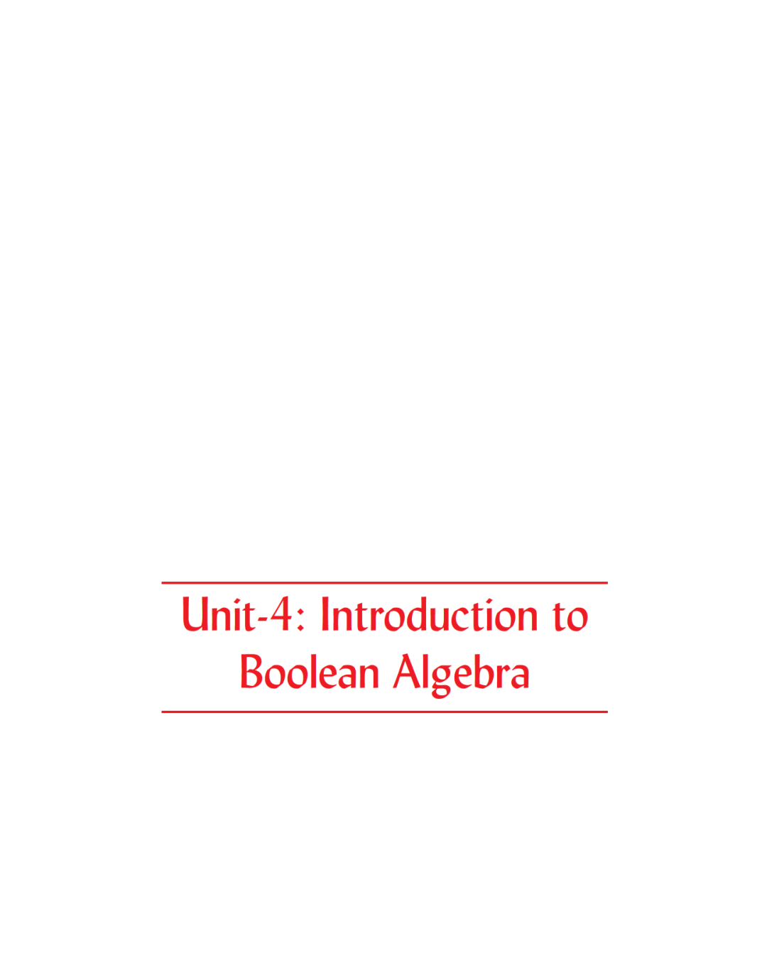 CBSE Introduction To Boolean Algebra (Computer Science) Study Material For Class 12 - Page 2