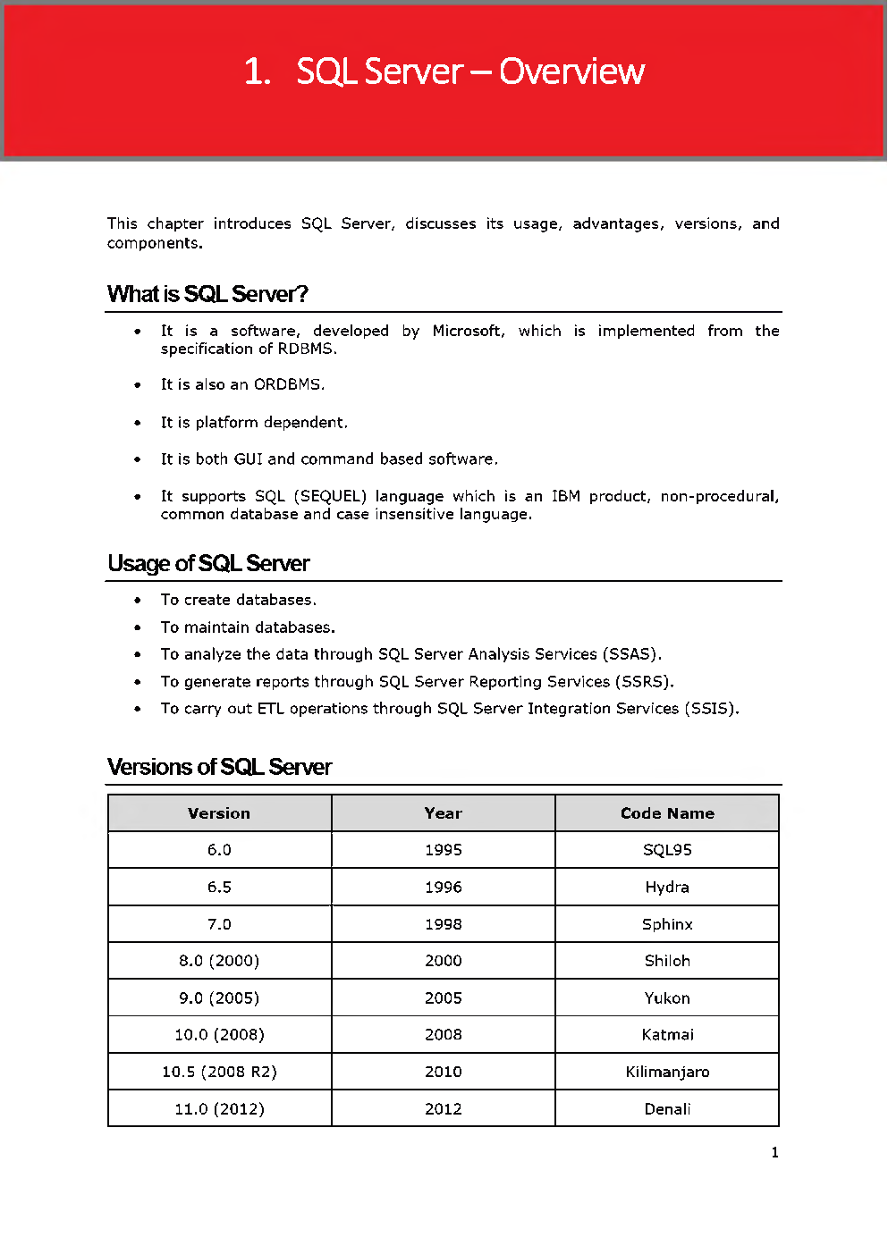 CBSE SQL And Web-Server (Computer Science) Study Material For Class 12 - Page 4