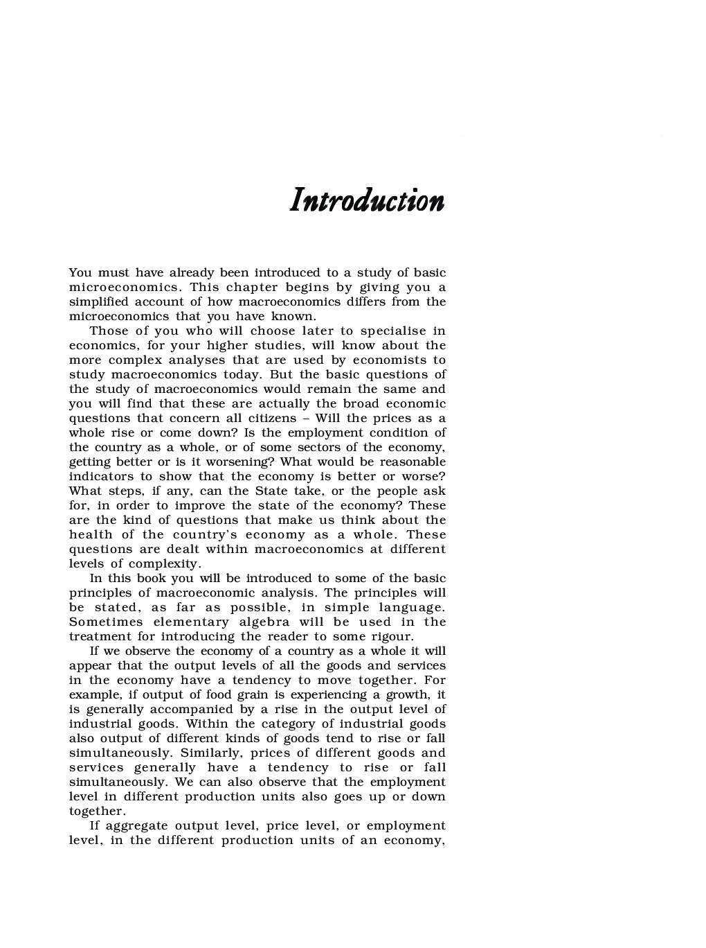 CBSE Introductory Macroeconomics (Economics) Study Material For Class 12 - Page 2