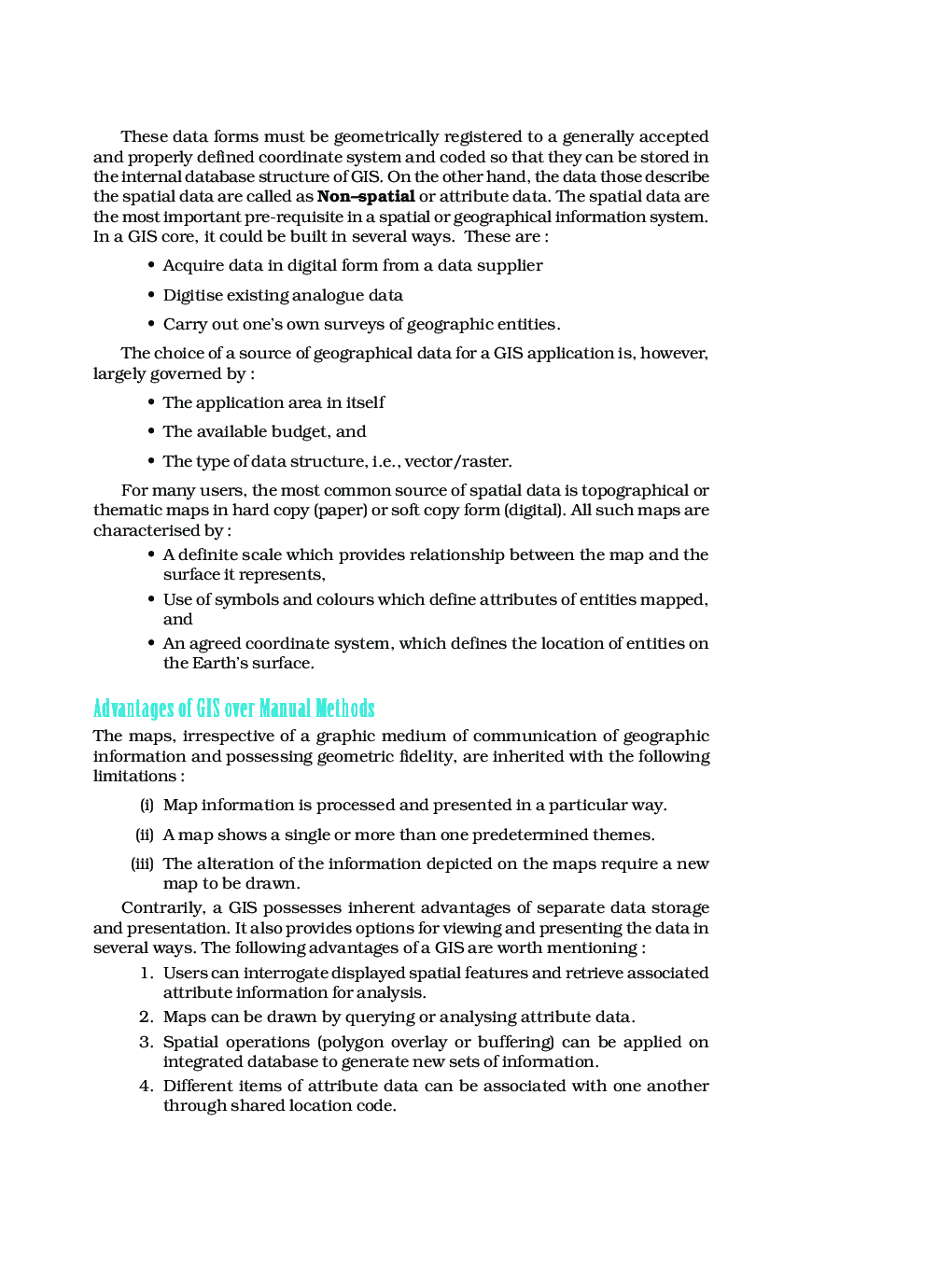 CBSE Field Study Or Spatial Information Technology (Geography) Study Material For Class 12 - Page 3