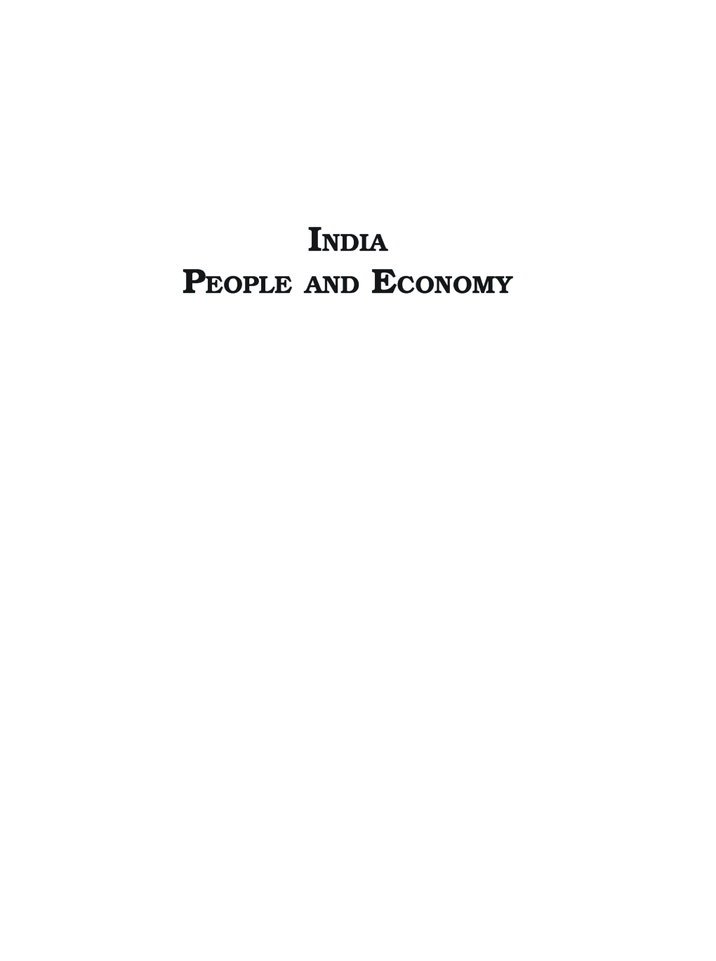CBSE India People And Economy (Geography) Study Material For Class 12 - Page 2