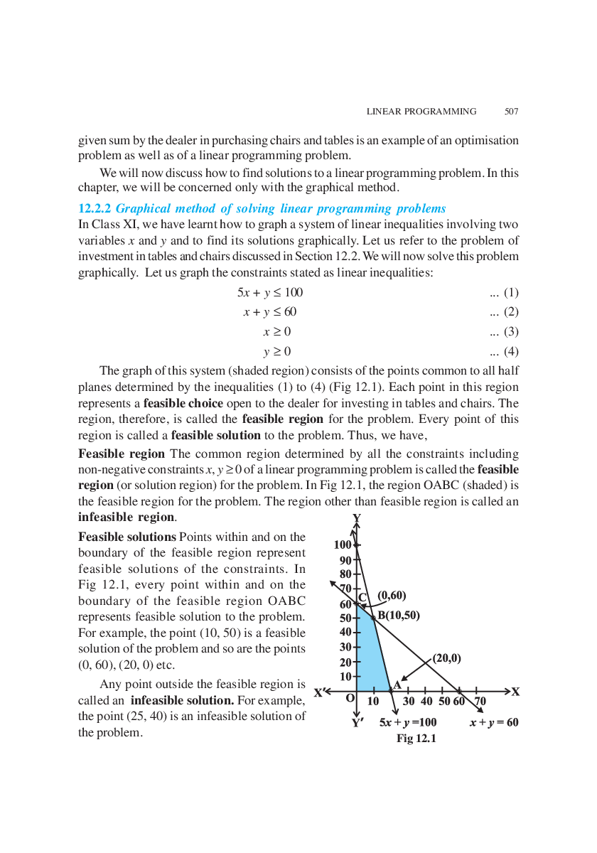 CBSE Linear Programming (Maths) Study Material For Class 12 - Page 5