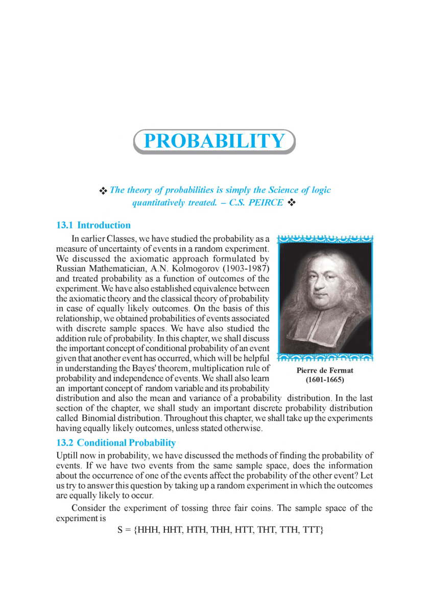 CBSE Probability (Maths) Study Material For Class 12 - Page 2