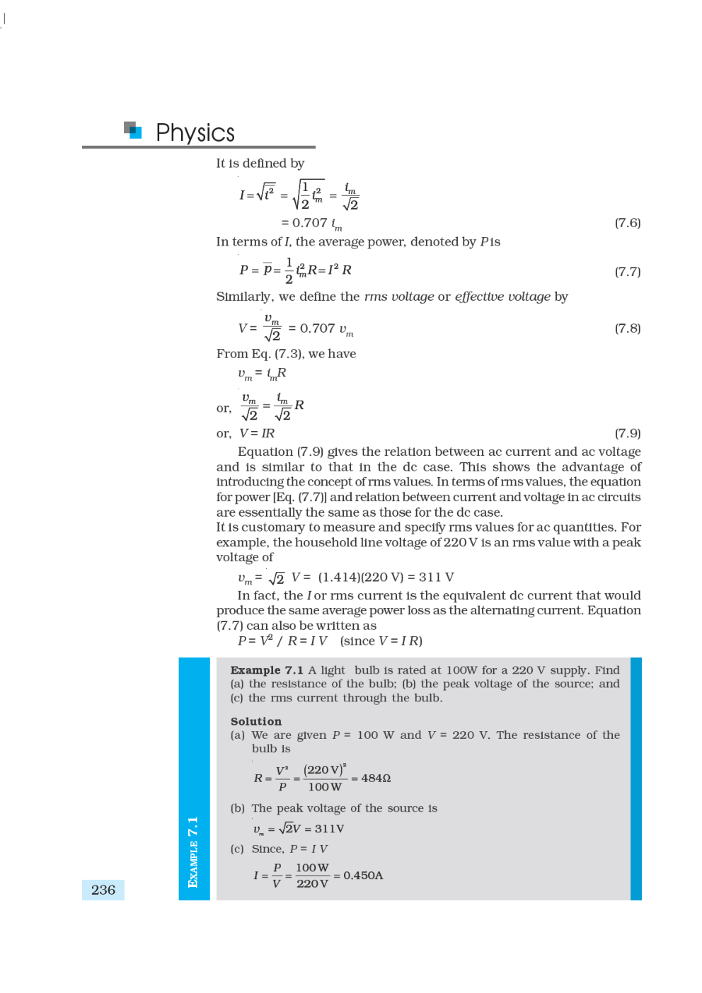 CBSE Alternating Current (Physics) Study Material For Class 12 - Page 5