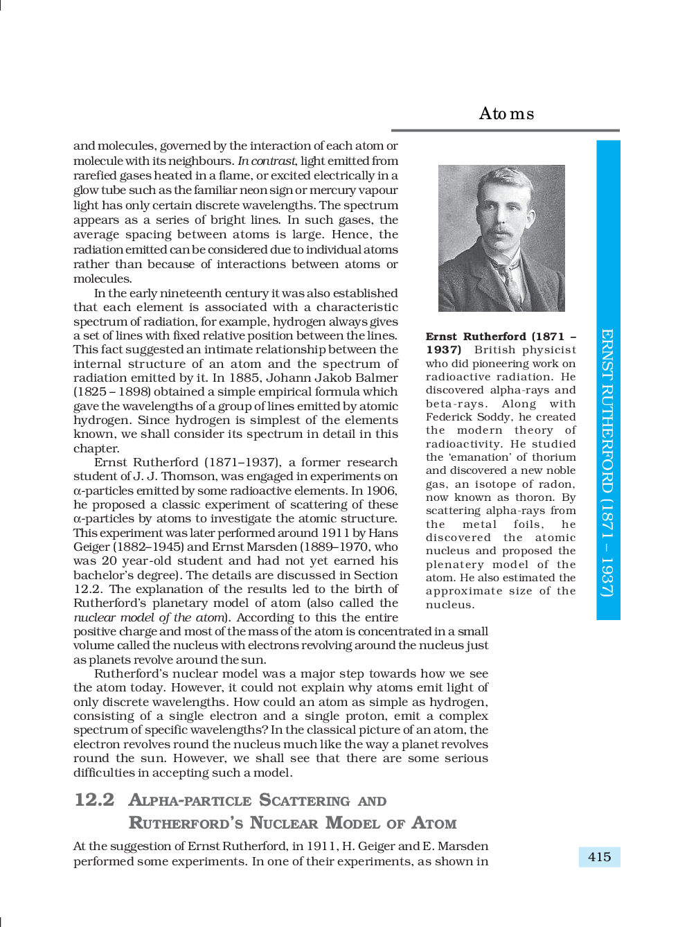 CBSE Atoms (Physics) Study Material For Class 12 - Page 3