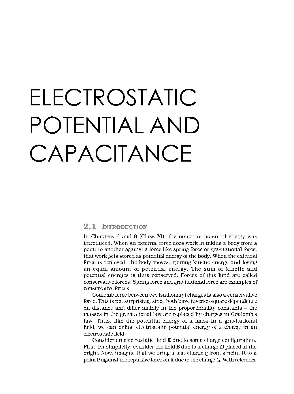CBSE Electrostatic Potential And Capacitance (Physics) Study Material For Class 12 - Page 2