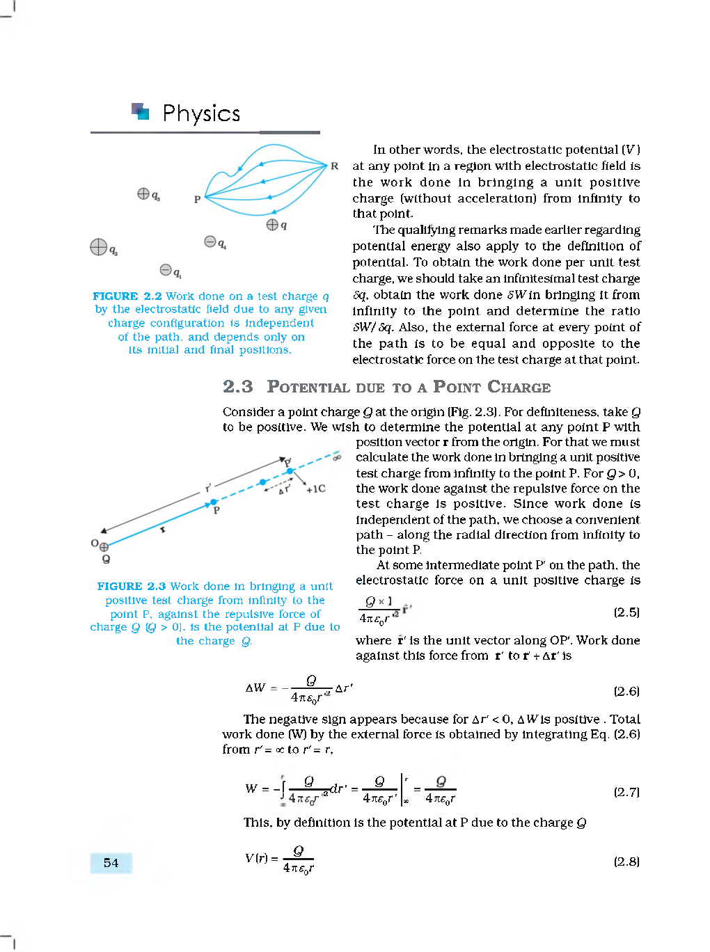 CBSE Electrostatic Potential And Capacitance (Physics) Study Material For Class 12 - Page 5