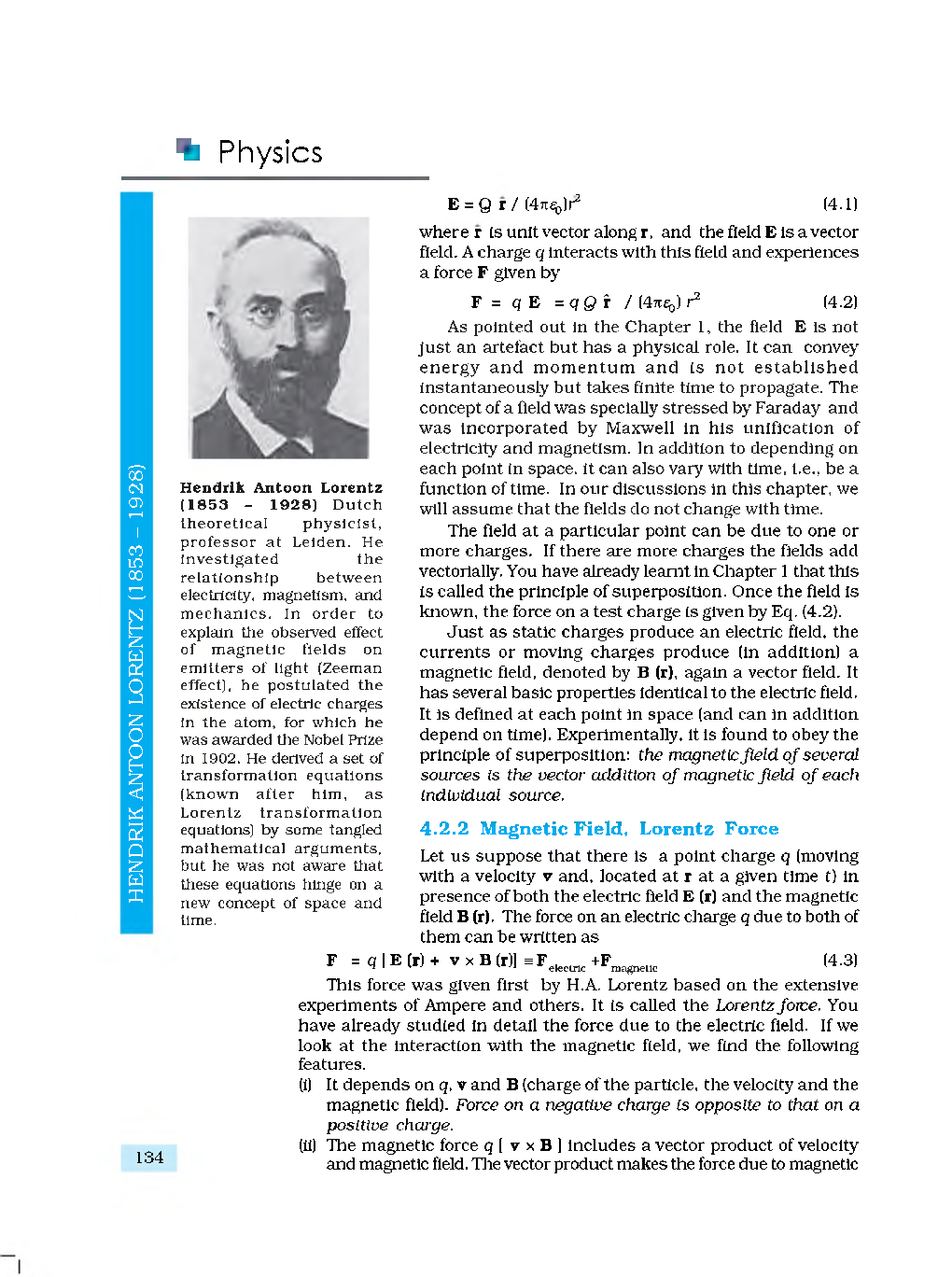 CBSE Moving Charges And  Magnetism (Physics) Study Material For Class 12 - Page 4