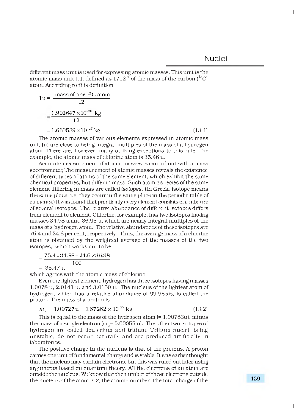 CBSE Nuclei (Physics) Study Material For Class 12 - Page 3