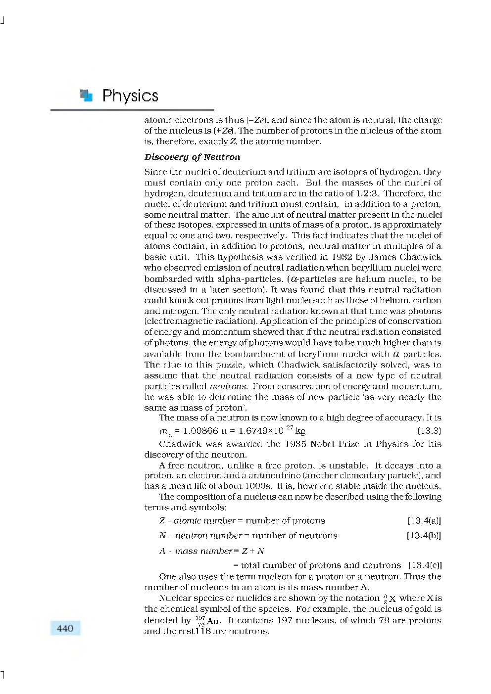 CBSE Nuclei (Physics) Study Material For Class 12 - Page 4