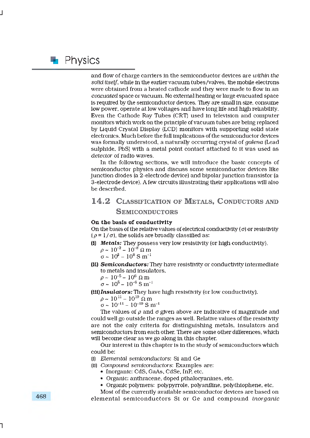 CBSE Semiconductor (Physics) Study Material For Class 12 - Page 3