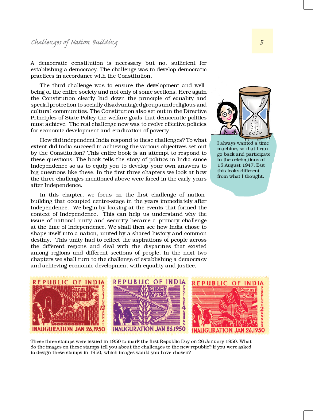 CBSE Challenges Of Nation Building (Political Science) Study Material For Class 12 - Page 4