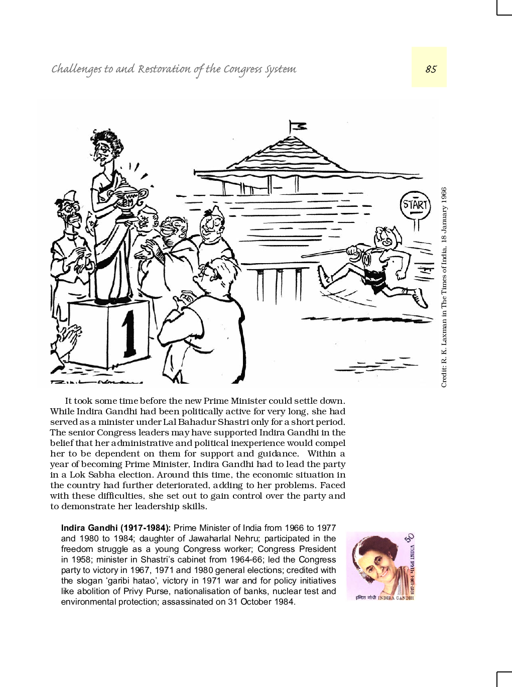 CBSE Challenges To And Restoration Of The Congress System (Political Science) Study Material For Class 12 - Page 4