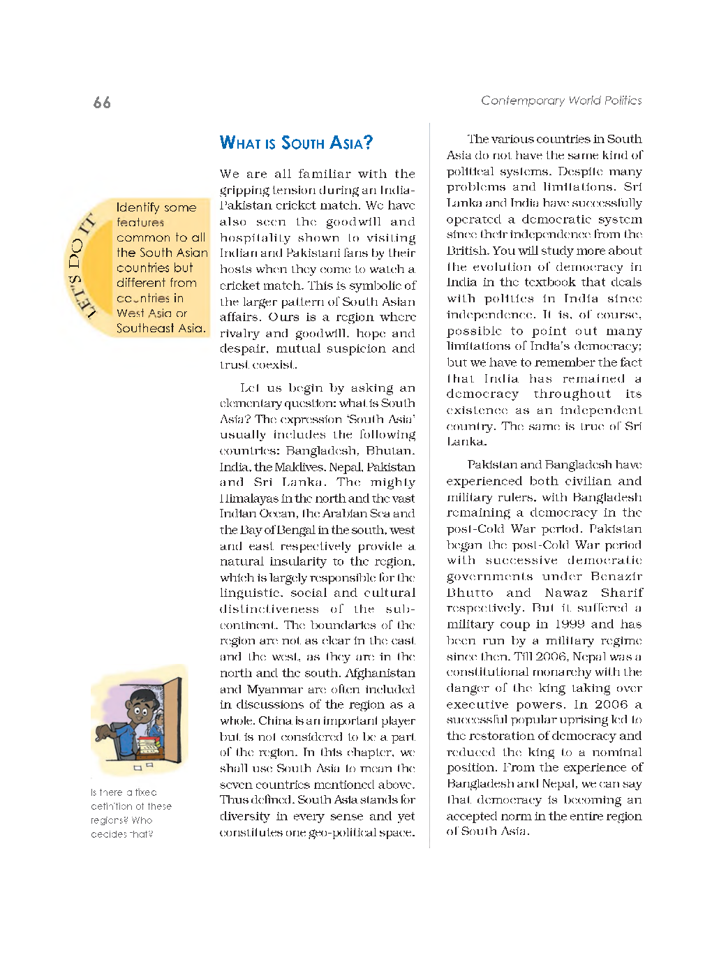 CBSE Contemporary Sount Asia (Political Science) Study Material For Class 12 - Page 3