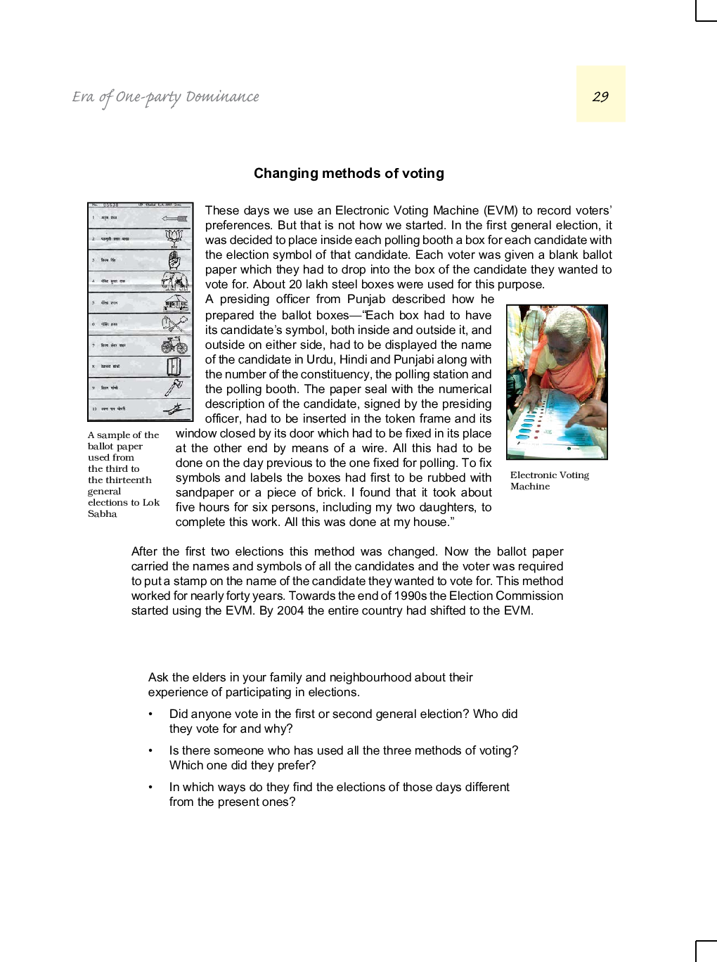 CBSE Era Of One Party Dominance (Political Science) Study Material For Class 12 - Page 4