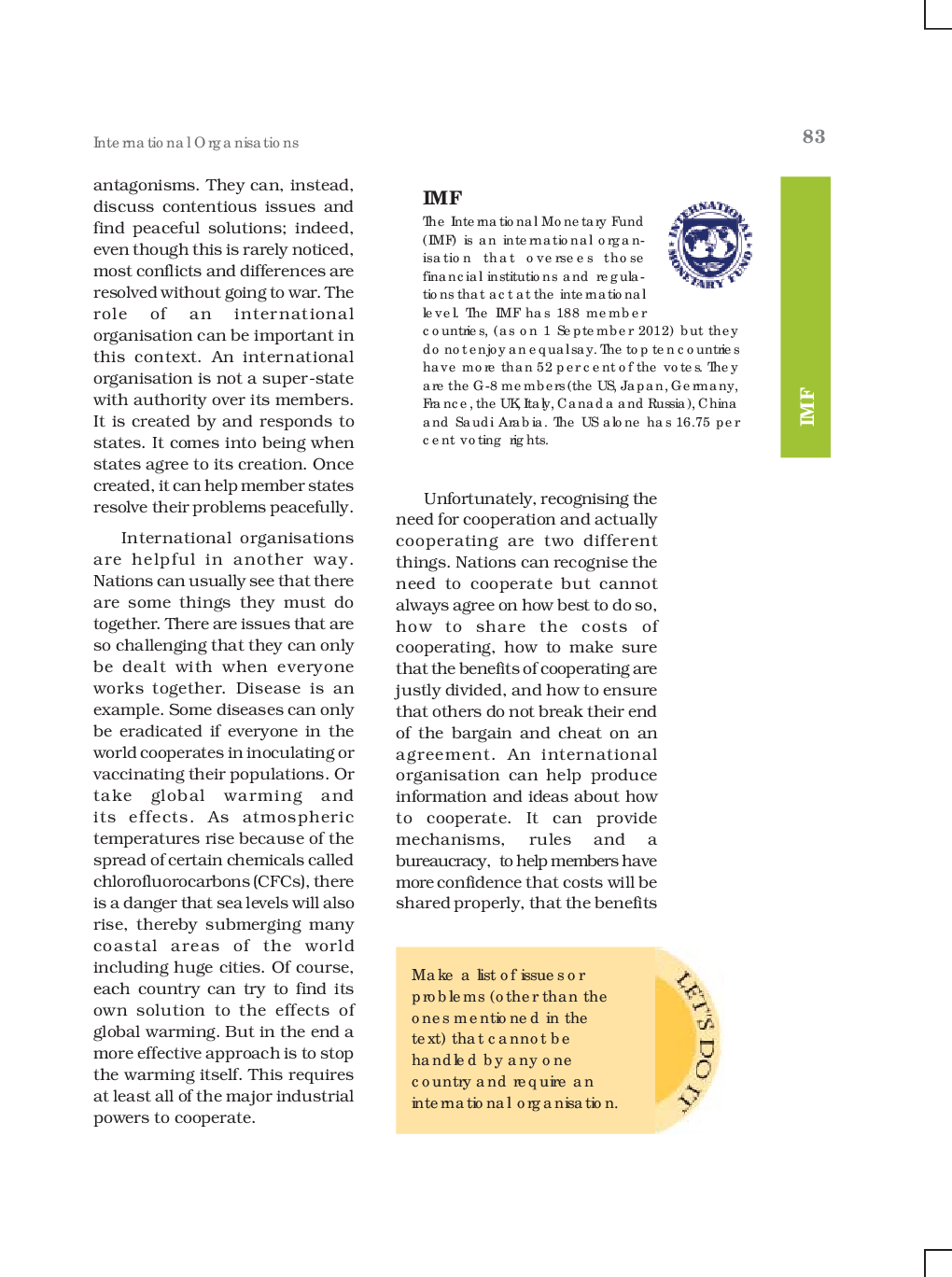 CBSE International Organisations (Political Science) Study Material For Class 12 - Page 4
