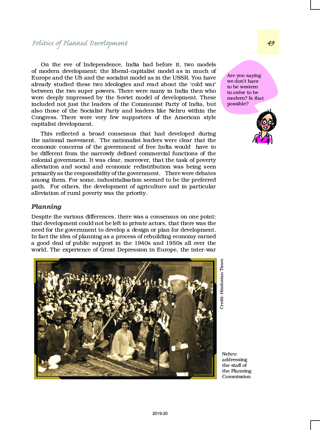 CBSE Politics Of Planned Development (Political Science) Study Material For Class 12 - Page 4