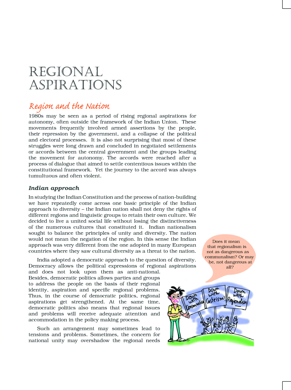 CBSE Regional Aspirations (Political Science) Study Material For Class 12 - Page 2