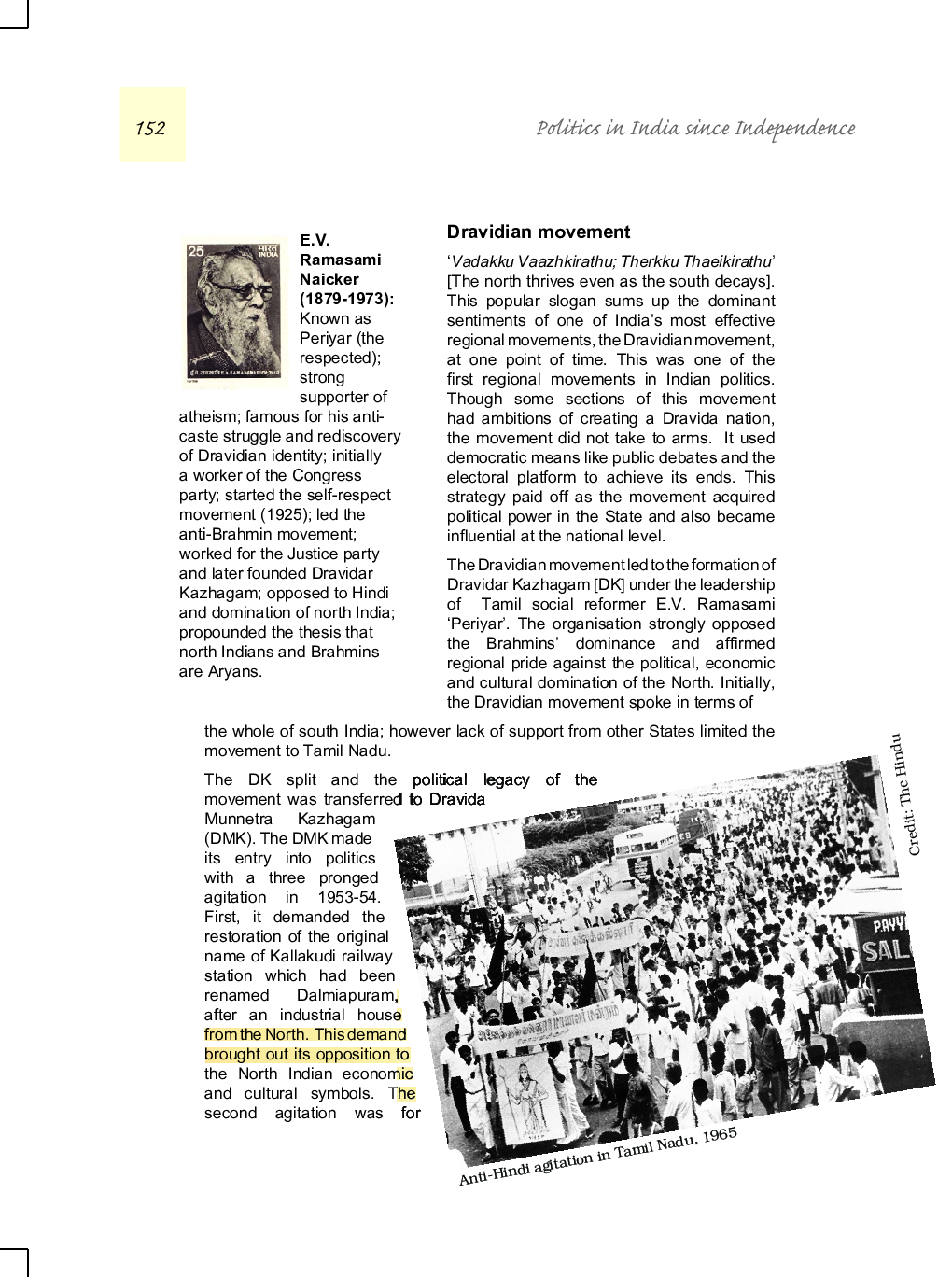 CBSE Regional Aspirations (Political Science) Study Material For Class 12 - Page 5