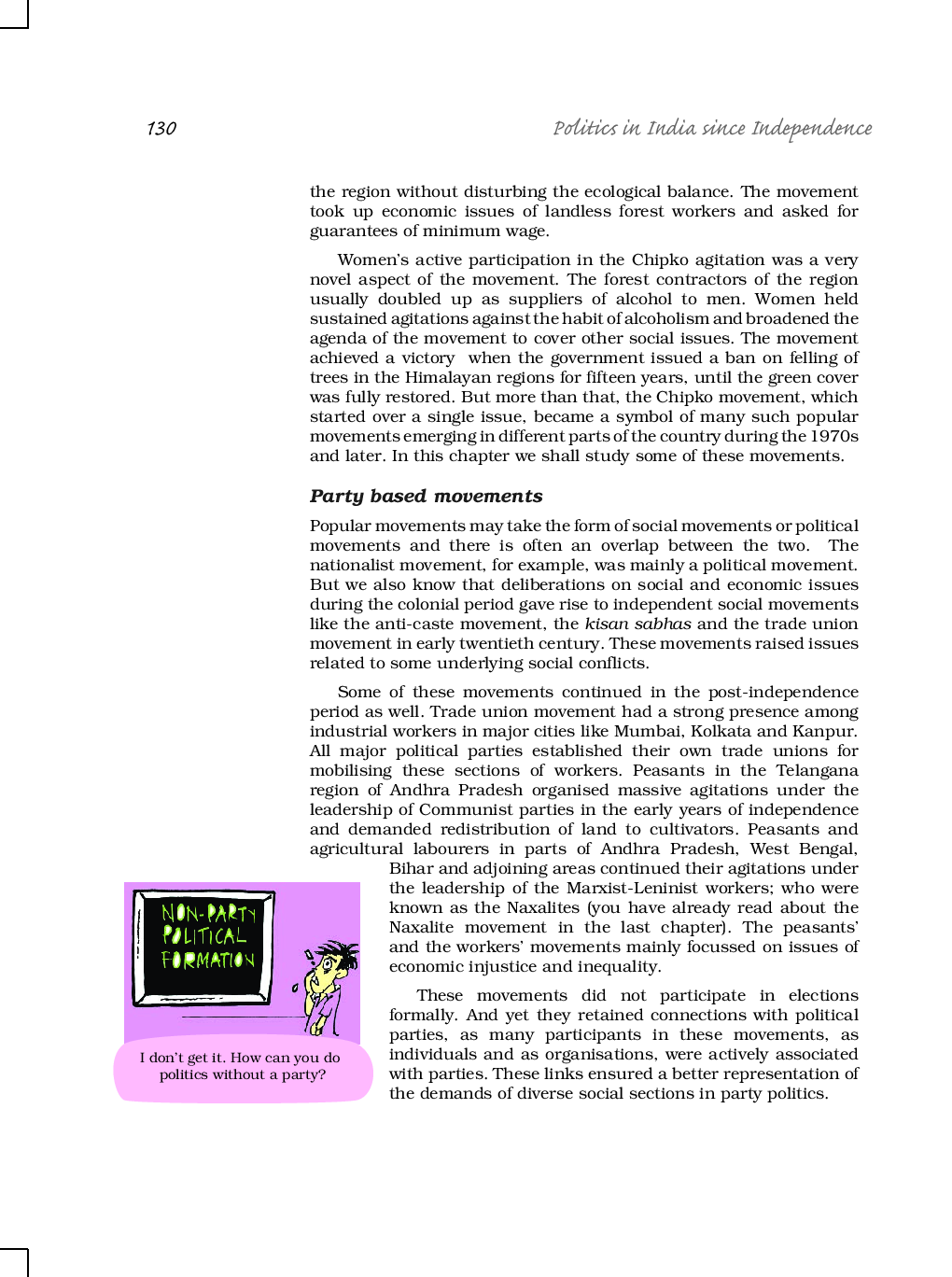 CBSE Rise Of Popular Movements (Political Science) Study Material For Class 12 - Page 3